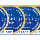 Grafika przedstawia pięć owalnych plakietek z napisem "Ranking Kancelarii Prawniczych" i numerami od 20 do 26.